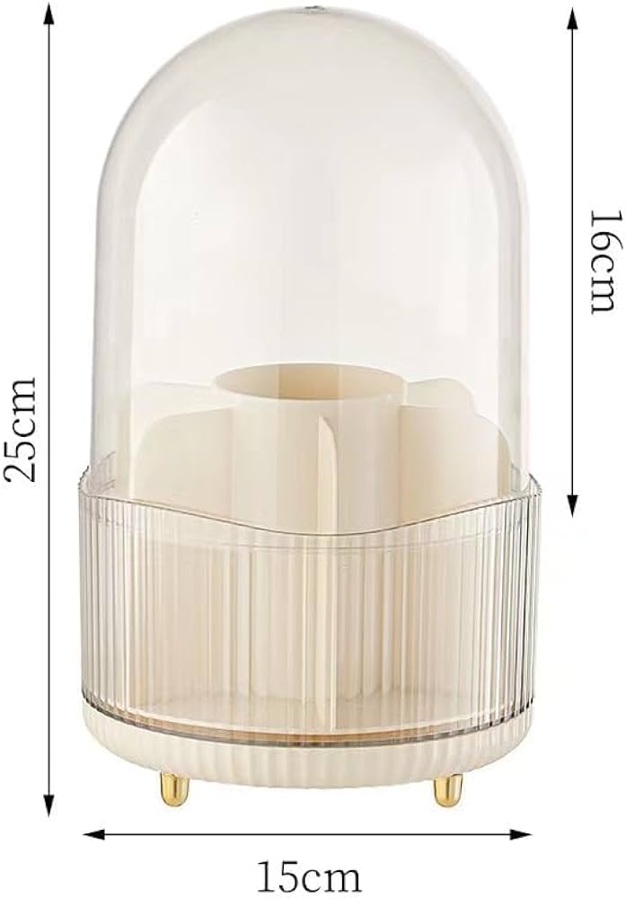 Reveah 360° Rotating Makeup Brush Organizer,