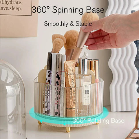 Reveah 360° Rotating Makeup Brush Organizer,