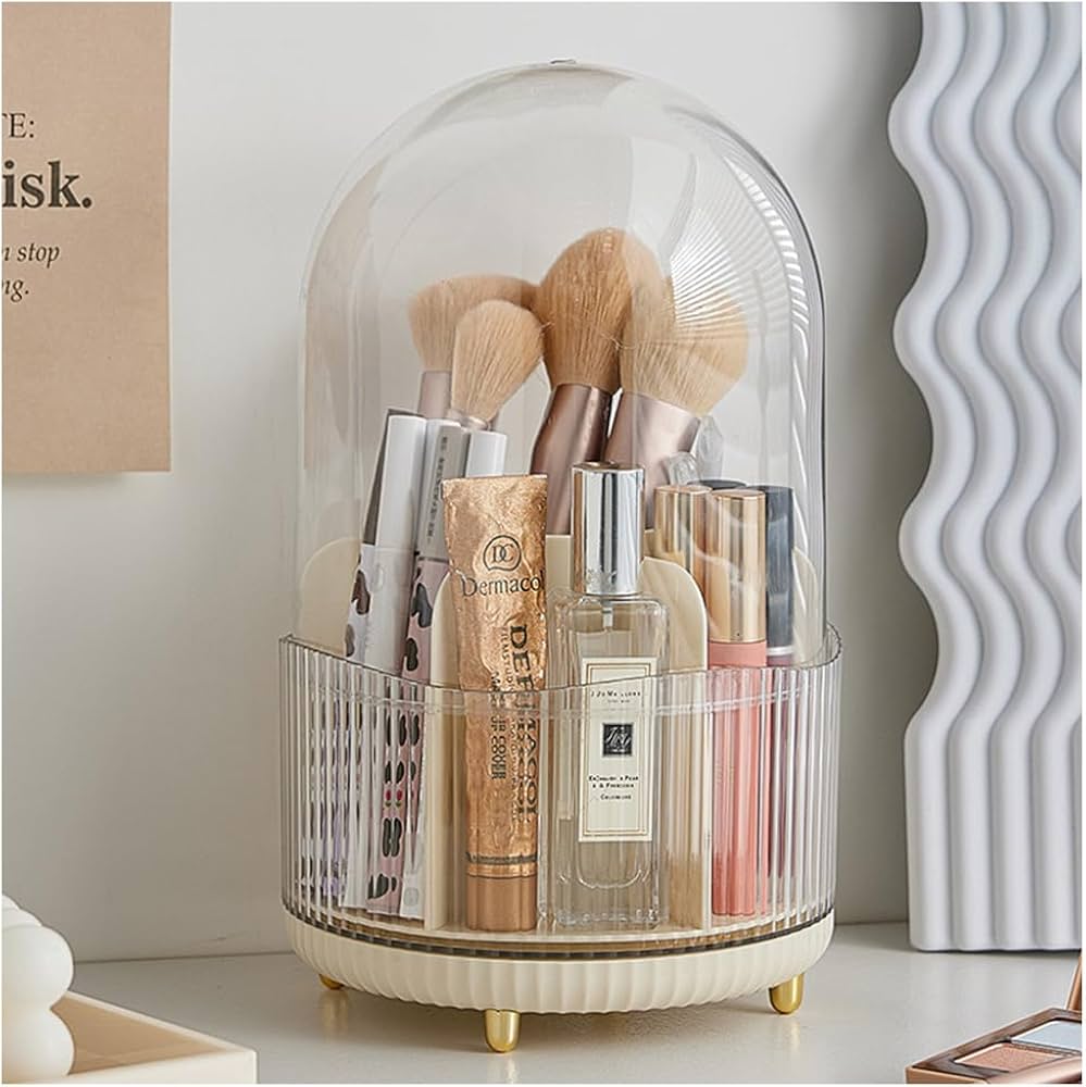 Reveah 360° Rotating Makeup Brush Organizer,